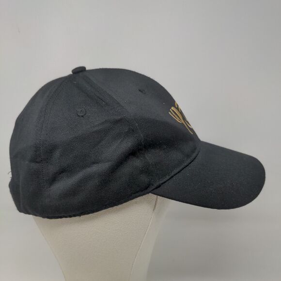 Teamworld Men's Snapback Hat Black Embroidered Dish Wineglass Logo - Picture 4 of 8